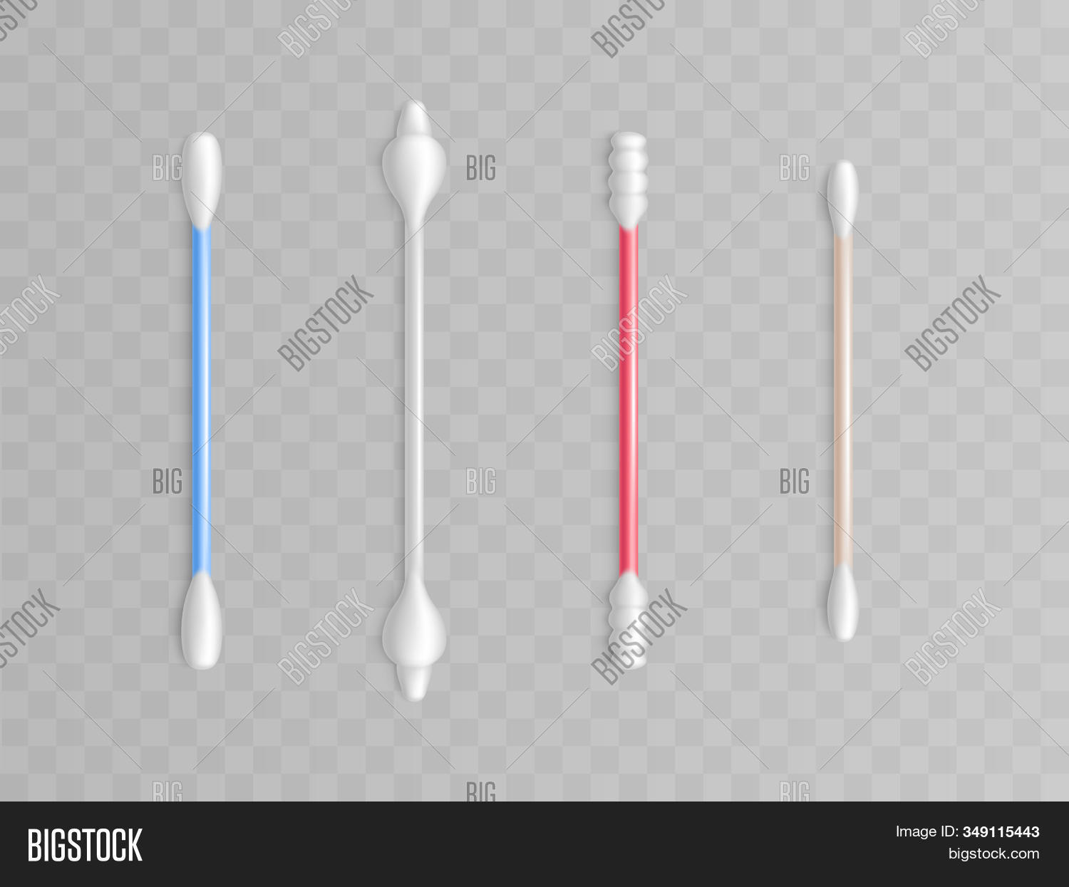 Collection Cotton Buds Image & Photo (Free Trial) Bigstock