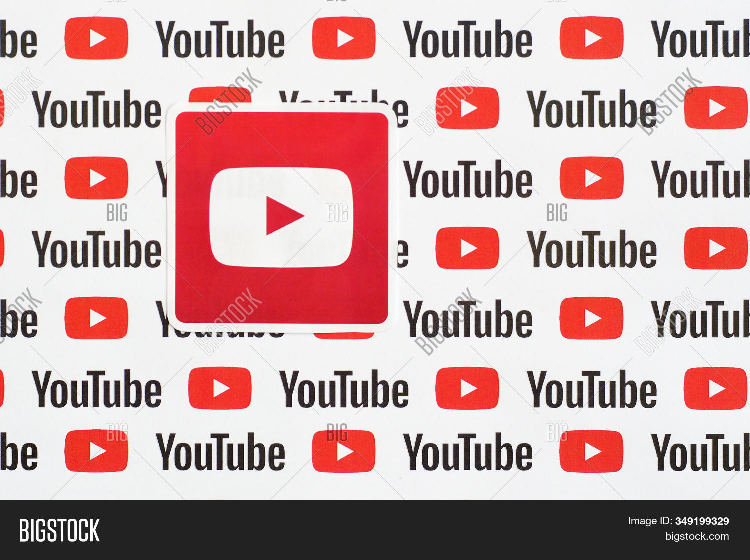Youtube Logo Sticker Image & Photo (Free Trial) Bigstock