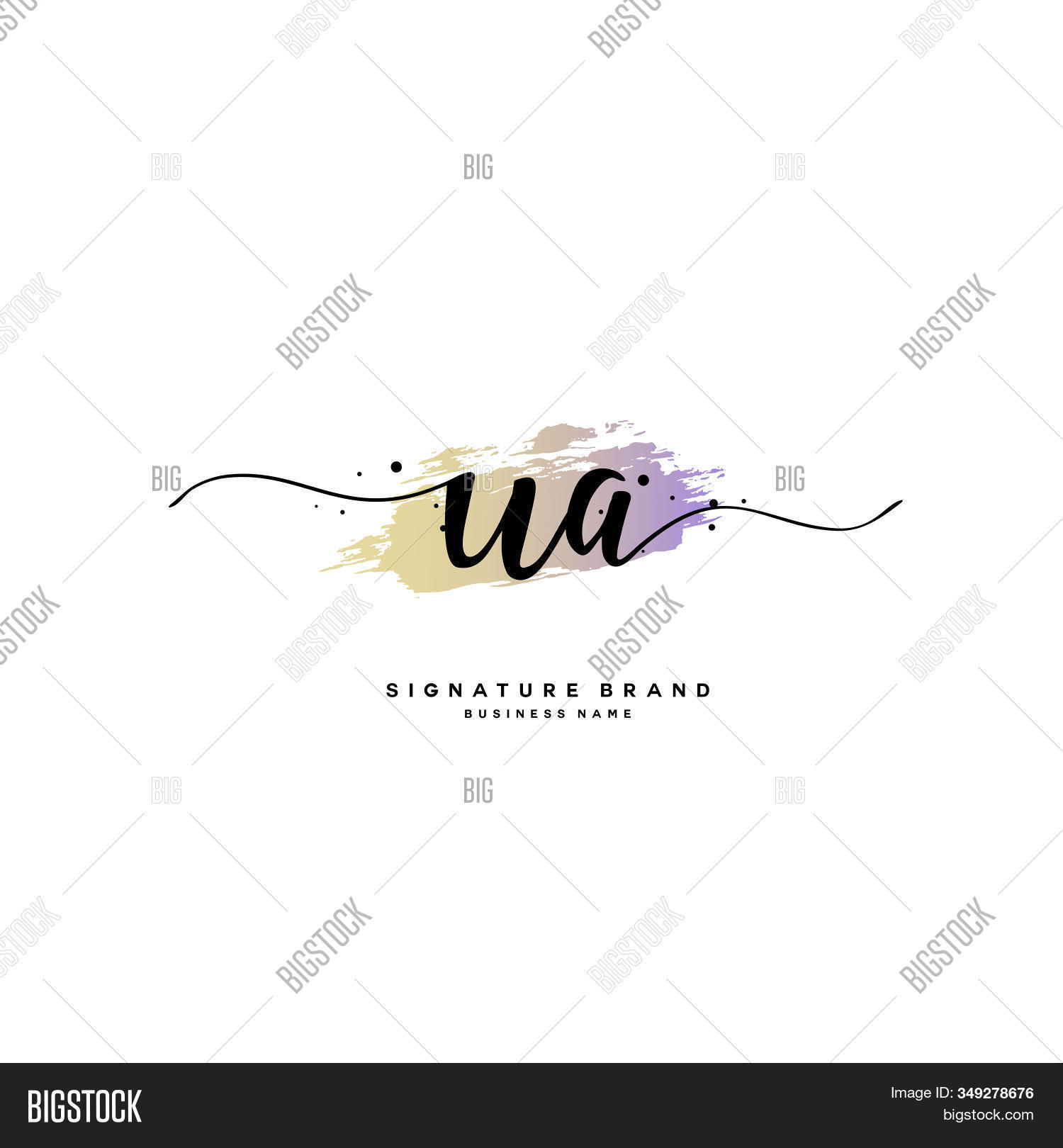 U Ua Initial Letter Vector &amp; Photo (Free Trial) | Bigstock