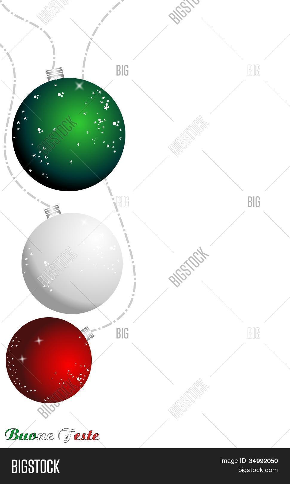 Italian Christmas Background Illustration & Photo | Bigstock