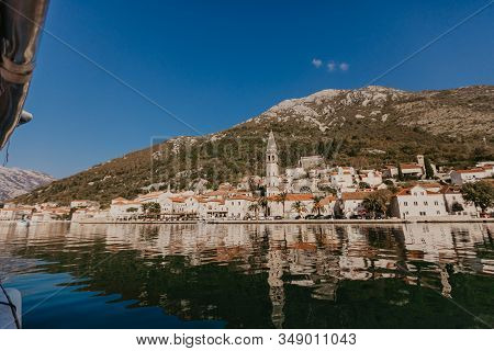 9 Nov 2018 Perast Town In The Bay Of Kotor, Montenegro