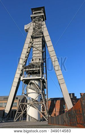 Headframe Of The C-mine In Genk Belgium