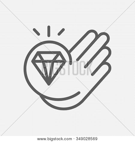 Perfection Icon Line Symbol. Isolated Vector Illustration Of Icon Sign Concept For Your Web Site Mob