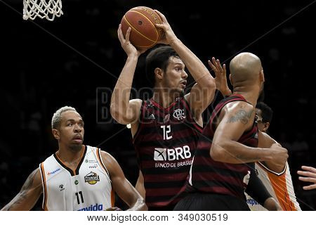 Rio, Brazil - February 03, 2020: Mineiro In Match Between Flamengo And Cearense By The Brazilian Bas