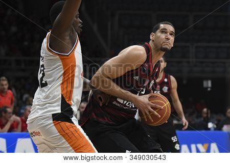 Rio, Brazil - February 03, 2020: Zach Graham In Match Between Flamengo And Cearense By The Brazilian