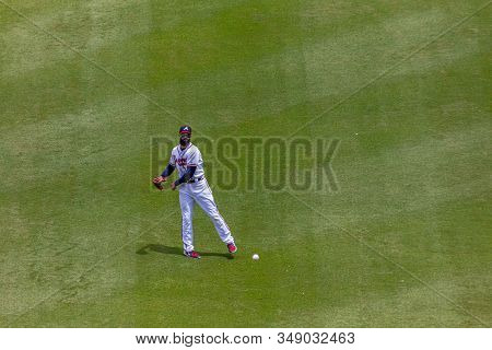 Atlanta, Georgia - June 13, 2019: Suntrust Park Is A Baseball Park Located In Atlanta Area. It Is Th