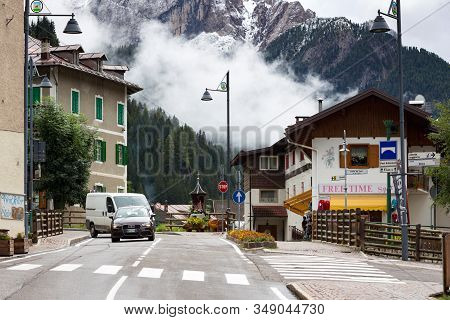 View Of The Central Streets In The Canazei