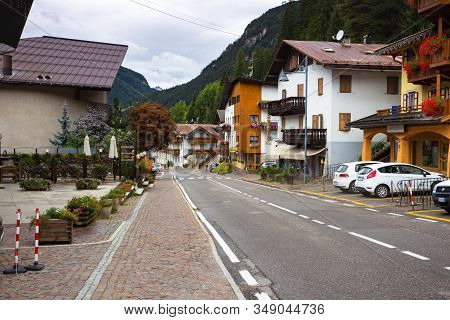 View Of The Central Streets In The Canazei