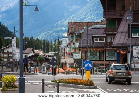 View Of The Central Streets In The Canazei