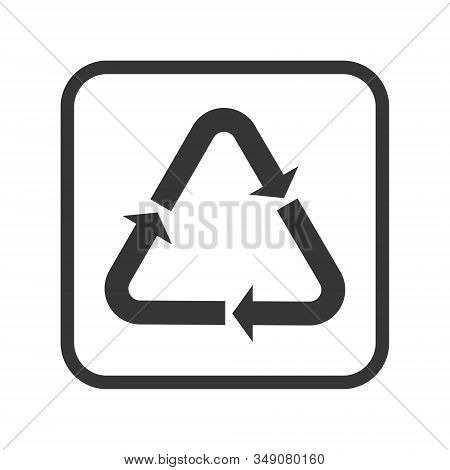 Recycling Packaging And Logistic Vector Isolated Single Icon