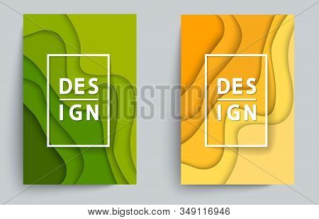 Covers With Minimal Design. Cool Bright Covers. Geometric Backgrounds