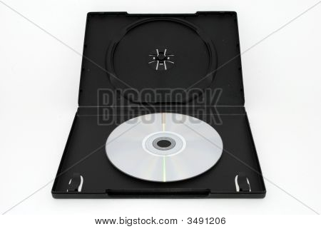 CD im auf dem weißen Hintergrund
