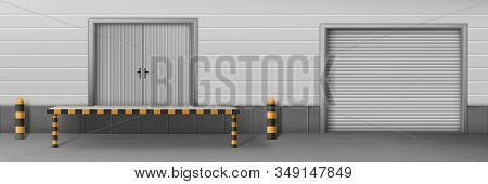 Self-storage Business Facility, Delivery Company Warehouse, Car Service Garage, Commercial Hangar 3d