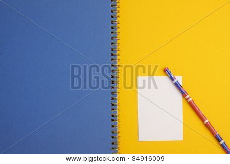 blank paper note