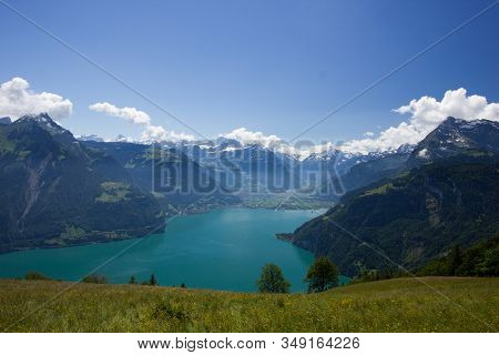 View To The Reuss Valley Seen From The Niederbauen