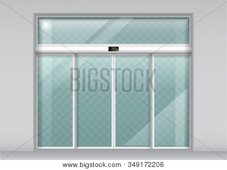 Double Sliding Glass Doors With Automatic Sensor