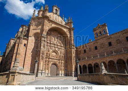 Exterior View Of The Historical Convent Of San Esteban Located In The Plaza Del Concilio De Trento I