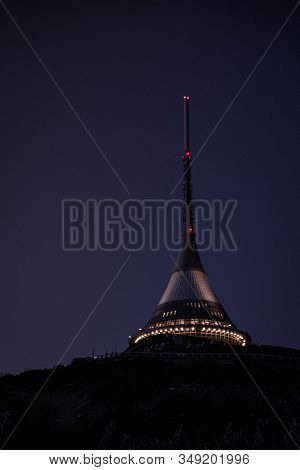 Jested Is A Mountain In The North Of The Czech Republic, Southwest Of Liberec. With A Promise Of 517
