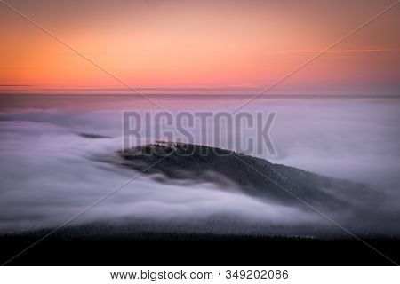 Jested Is A Mountain In The North Of The Czech Republic, Southwest Of Liberec. With A Promise Of 517