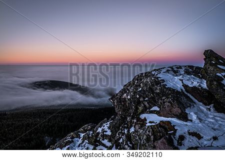 Jested Is A Mountain In The North Of The Czech Republic, Southwest Of Liberec. With A Promise Of 517