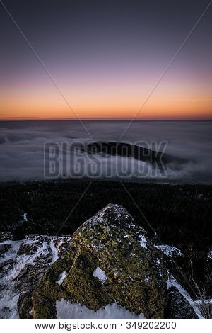 Jested Is A Mountain In The North Of The Czech Republic, Southwest Of Liberec. With A Promise Of 517