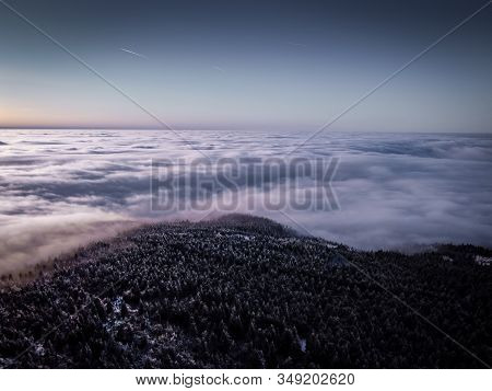 Jested Is A Mountain In The North Of The Czech Republic, Southwest Of Liberec. With A Promise Of 517