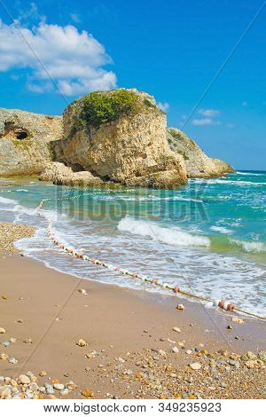 The Black Sea Coast At Kilimli Bay, Near Agva, Sile, In North West Turkey