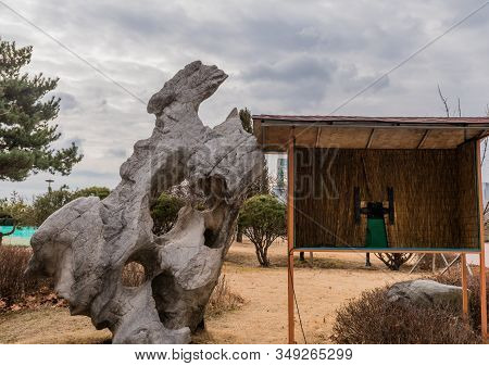 Large Geological Stone Formation