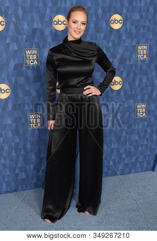 LOS ANGELES - JAN 08:  Danielle Savre arrives for the ABC Winter TCA Party 2020 on January 08, 2020 in Pasadena, CA                