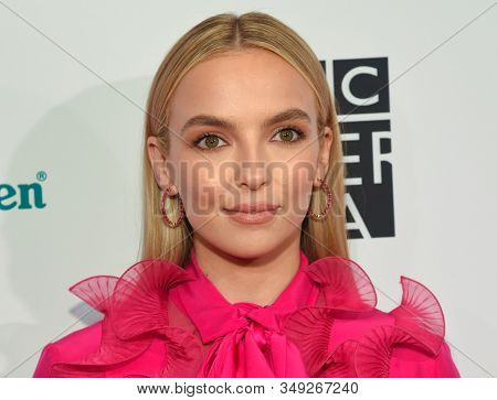 LOS ANGELES - JAN 04:  Jodie Comer arrives for the The BAFTA Los Angeles Tea Party 2020 on January 04, 2020 in Los Angeles, CA                