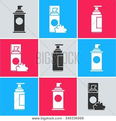 Set Shaving Gel Foam, Shaving Gel Foam And Cream Or Lotion Cosmetic Tube Icon. Vector