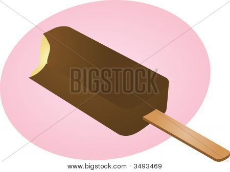Zmrzlina mražené potěšení ilustrace