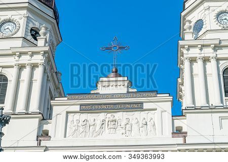 The Metropolitan Cathedral In Iasi, Romania. It Is The Largest Historic Orthodox Church In Romania.