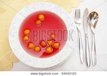 Fruit soup