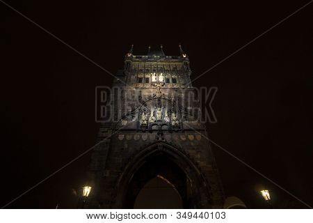 Old Town Bridge Tower Of Charles Bridge (karluv Most), Or Staromestska Mostecka Vez In Prague, Czech