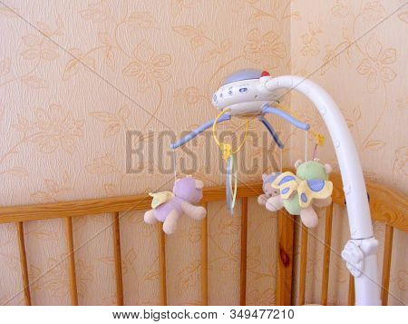 Baby Crip Mobile, Baby Mobile With Copy Space