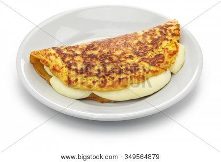 cachapa, venezuelan corn pancake with handmade cheese