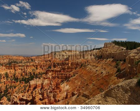 Hoodoos v národního parku Bryce Canyon v Utahu