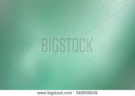 Light Green Metallic Wall With Copy Space, Abstract Texture Background