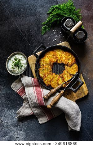 Traditional Ukrainian Dish Deruny