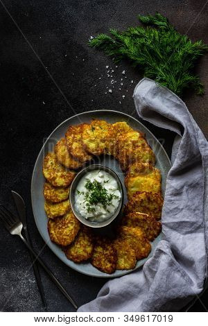 Traditional Ukrainian Dish Deruny