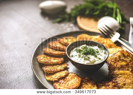 Traditional Ukrainian Dish Deruny