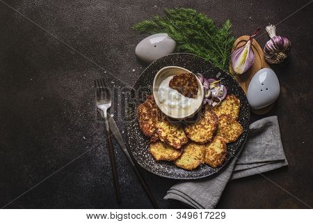 Traditional Ukrainian Dish Deruny