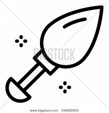 Arrow Metal Piercing Icon. Outline Arrow Metal Piercing Vector Icon For Web Design Isolated On White