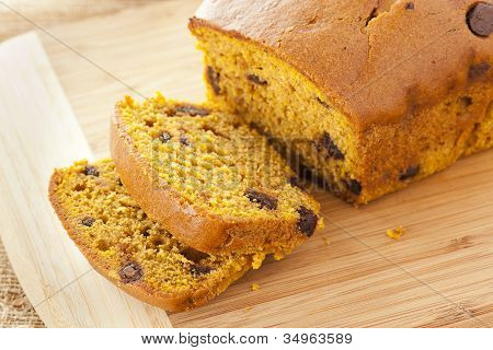 Domowe Chocolate Chip chleb Dyniowy