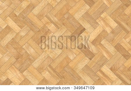 High Resolution Of A Perfect Herringbone Wooden Parquet - Texture And Background Top View