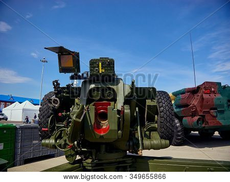 Astana, Kazakhstan - May 25, 2018: 122-mm Howitzer D-30 At The Kadex Exhibition