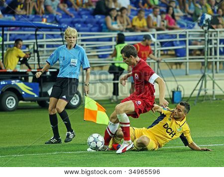 FC Metalist Vs Fc pozycji piłka nożna