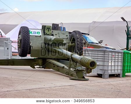 Astana, Kazakhstan - May 25, 2018: 122-mm Howitzer D-30 At The Kadex Exhibition