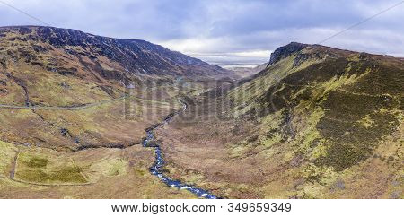 Grannys Pass Is Close To Glengesh Pass In Country Donegal, Ireland.
